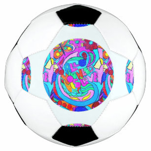 cirkel van de hippie de hip liefde voetbal
