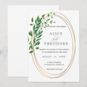 Cirkel van de Liefde | Trouwkaart Aankondiging (Voorkant / Achterkant)