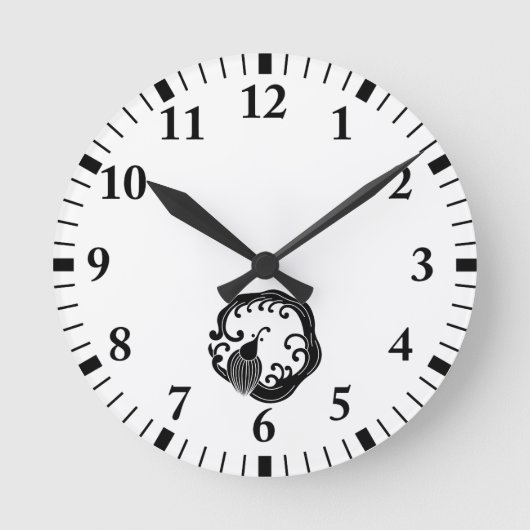 Cirkel van de regendraak  ronde klok (Voorkant)