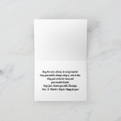 Cirkel van de Shamrocks Holiday Kaart (Binnen)