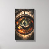 Cirkel van de Verslindende Wildernis Canvas Afdruk (Voorkant)