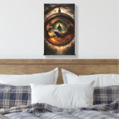Cirkel van de Verslindende Wildernis Canvas Afdruk (Insitu (Slaapkamer))