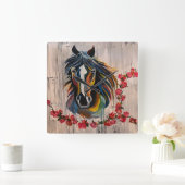 Cirkel van de winnaar vierkante klok (Huis)