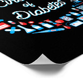 Cirkel van diabetes type 1 poster (Hoek)