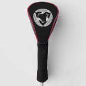 Cirkel van drie kranen golfheadcover (Voorkant)