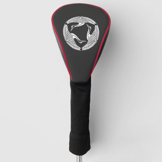 Cirkel van drie kranen golfheadcover (Voorkant)