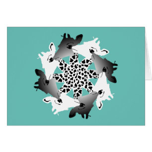 cirkel van giraffen