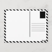 cirkel van giraffen briefkaart (Achterkant)