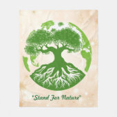 "Cirkel van het Leven" Fleece Deken (Voorkant)