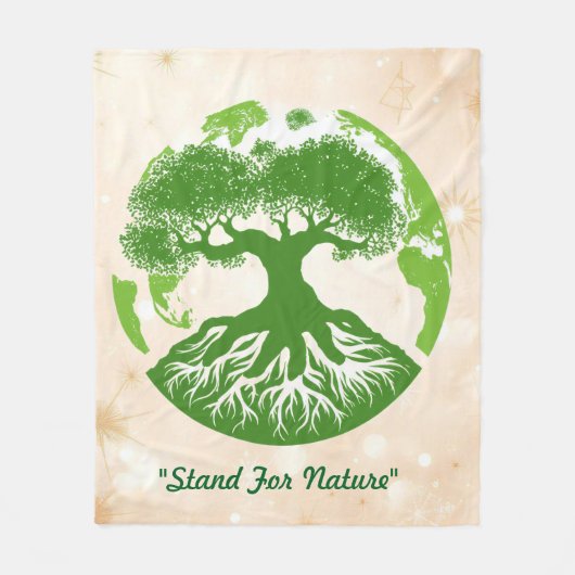 "Cirkel van het Leven" Fleece Deken (Voorkant)