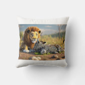 Cirkel van het leven: het feest van de leeuw in he kussen (Achterkant)