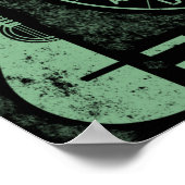 Cirkel van het Poster Vingerstijl (Hoek)