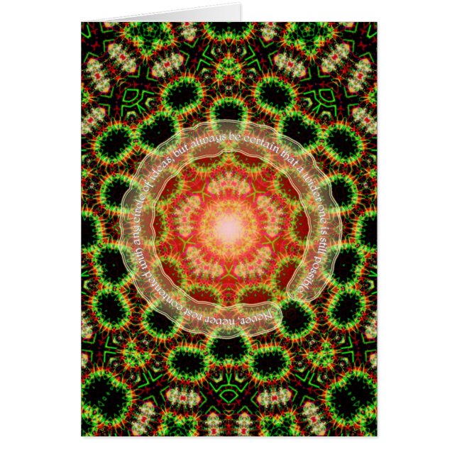 Cirkel van Ideeën Kaart (Voorkant)