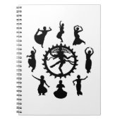 Cirkel van Indische Dans Notitieboek (Voorkant)