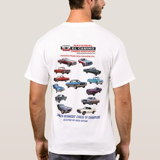 Cirkel van kampioenen in 2019 bij Winner T-shirt (Achterkant)