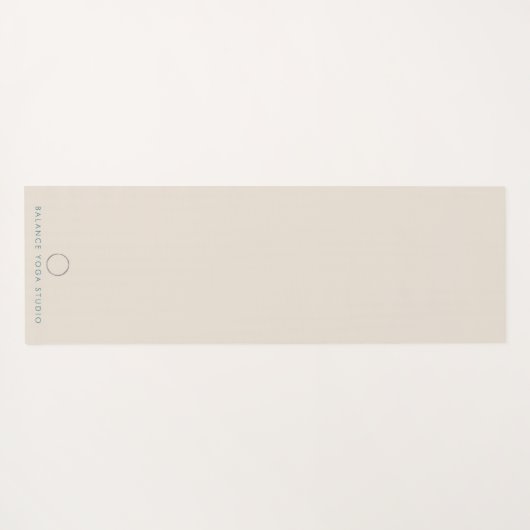 Cirkel van levensechte naam yogamat (Achterkant (horizontaal))