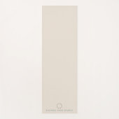 Cirkel van levensechte naam yogamat (Voorkant)