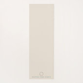 Cirkel van levensechte naam yogamat (Achterkant)