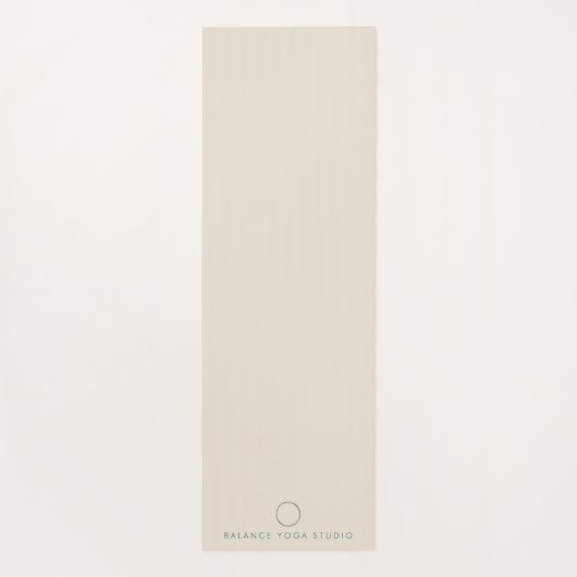 Cirkel van levensechte naam yogamat (Achterkant)