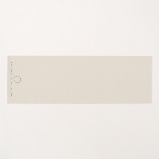 Cirkel van levensechte naam yogamat (Voorkant (horizontaal))