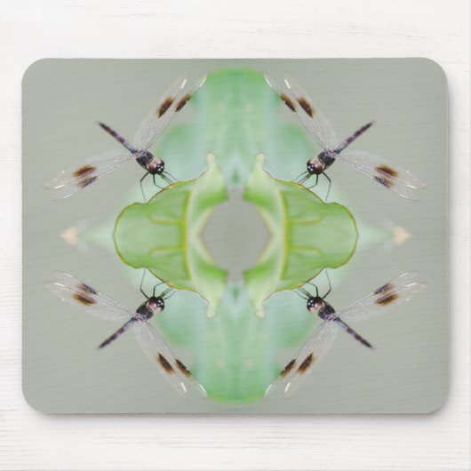 Cirkel van libellen muismat (Voorkant)