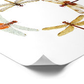 Cirkel van libellen poster (Hoek)