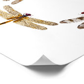 Cirkel van libellen Poster III (Hoek)