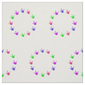 Cirkel van liefde, gebarentaal, aangepaste structu stof (Swatch)