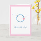 © Cirkel van Liefde Kaart (Gele Bloem)