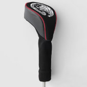 Cirkel van Nichiren sect dragon Golfheadcover (Schuin)