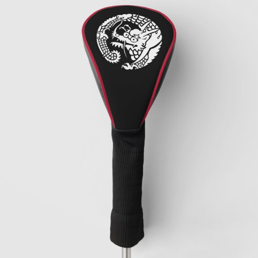 Cirkel van Nichiren sect dragon Golfheadcover (Voorkant)