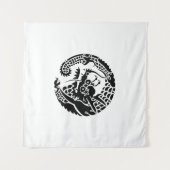 Cirkel van Nichiren sect dragon Wandkleed (Voorkant (horizontaal))