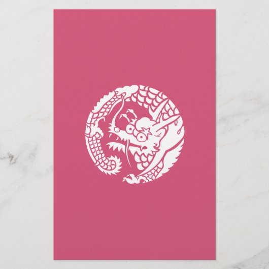 Cirkel van Nichiren sekte draak Briefpapier (Voorkant)
