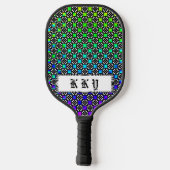 Cirkel van Nine door Kenneth Yoncich Pickleball Paddle (Achterkant)