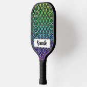 Cirkel van Nine door Kenneth Yoncich Pickleball Paddle (Links)