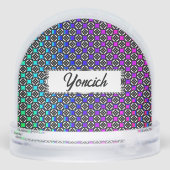 Cirkel van Nine door Kenneth Yoncich Sneeuwbol (Achterkant)