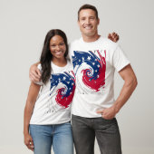 Cirkel van onafhankelijkheid - dubbelzijdig t-shirt (Unisex)