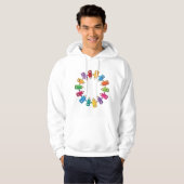 Cirkel van pennen hoodie (Voorkant volledig)