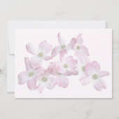 Cirkel van Pink Dogwood Kaart (Achterkant)