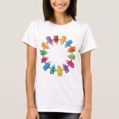 Cirkel Van Potloden T-shirt (Voorkant)