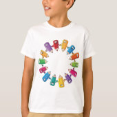 Cirkel Van Potloden T-shirt (Voorkant)