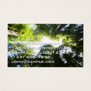 Cirkel van Redwoodbomen in Redwood National Park Visitekaartje