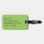 Cirkel van roodbaarzen in het nationale park Redwo Bagagelabel (Achterkant horizontaal)