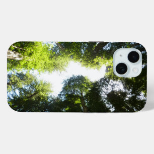 Cirkel van roodbaarzen in het nationale park Redwo iPhone 15 Case