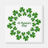 Cirkel van shamrocks Magnet (Voorkant)
