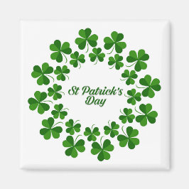 Cirkel van shamrocks Magnet