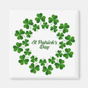 Cirkel van shamrocks Magnet