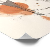 Cirkel van Verbinding | Modern Vrouwelijk Abstract Poster (Hoek)