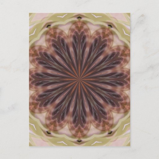 Cirkel van veren briefkaart (Voorkant)