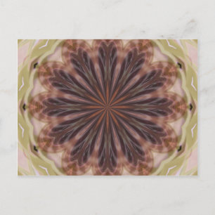 Cirkel van veren briefkaart